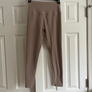 Beyond Yoga Super Soft Heather Tan Leggings - Size M